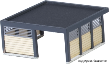 Kibri 38346 - Carport - Polyplate Bausatz