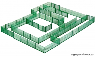 Kibri 38603 - Maschendrahtzaun grün