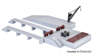 Kibri 38620 - Deko-Set Laderampen mit Kran