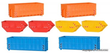 Kibri 38648 - Deko-Set Absetzcontainer