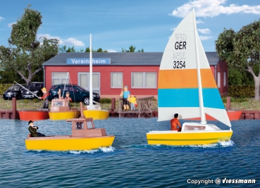 Kibri 39159 - Spur HO Set Boote
