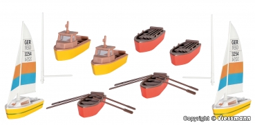 Kibri 39159 - Spur HO Set Boote