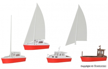 Kibri 39160 - Spur HO Set Boote