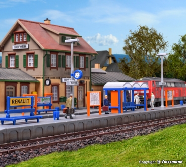 Kibri 39558 - Bahnsteig Hofheim