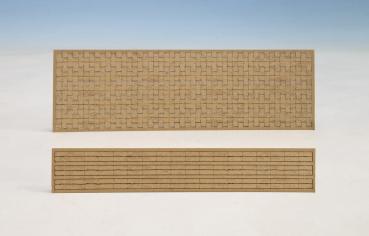 Joswood 40260 - Spur HO Deck- und Randsteine, beige