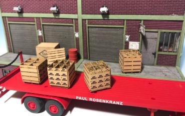 Joswood 40460 - Spur HO Stiegenstapel auf Palette, 4 Stk.