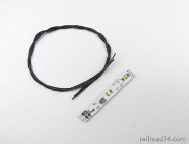 Railroad24 4472 - Waggonbeleuchtung 100mm goldweiß