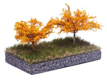 MBR model 52-2304 - Spur H0/TT Apfelbaum Herbst, 7 cm, 2 Stück