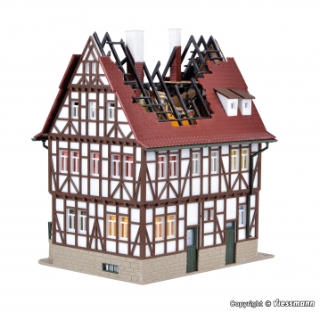 Vollmer 43728 - Spur HO Brennendes Haus