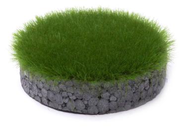 MBR model 54-0604  6 mm Gras Dunkelgrün - 30g