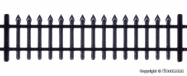 Vollmer 45007 - Spur HO Eisenzaun schwarz. Höhe: 10mm