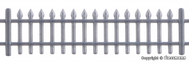 Vollmer 45008 - Eisenzaun - alufarben. Höhe: 10mm