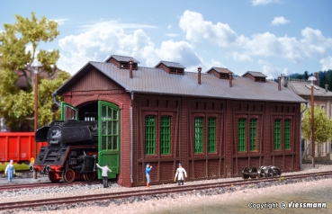 Vollmer 45763 - Spur HO Lokschuppen, 1 ständig