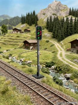 Viessmann 4647 - Spur  H0 Licht-Ausfahrsignal Fahrbegriff: 1/2/3/5/6 SBB/RhB, Typ L