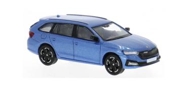 Brekina PCX870598 - Spur H0 Skoda Octavia IV Combi, blau, 2019