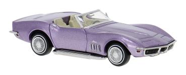 Brekina 19995 Spur H0 Chevrolet Corvette C3 in violett