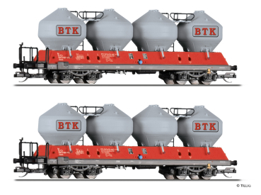 Tillig 01115 - Spur TT Güterwagenset der BETONIKA spol s.r.o