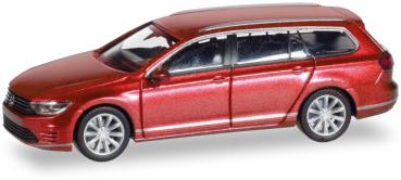 Herpa 038980-002 - Spur H0 VW Passat Variant GTE Hybrid, habanero orange