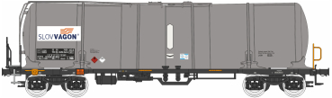 Igra Modell 96200080 - Spur TT Kesselwagen Zacns 88 der Slovvagon