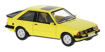 PCX870788  - Spur H0 Ford Escort MK III XR3i, gelb 1982