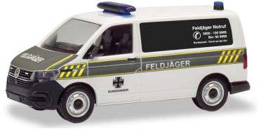 Herpa 700900 - Spur H0 Volkswagen (VW) T6.1 Bus "Feldjäger", weiß