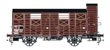 LS Models 31311 - Spur H0 Gedeckter Güterwagen OCEM Kf 29 der SNC Ep. III