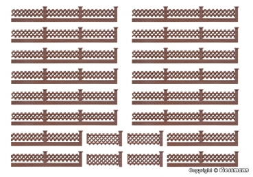 Vollmer 47421 - Jägerzaun