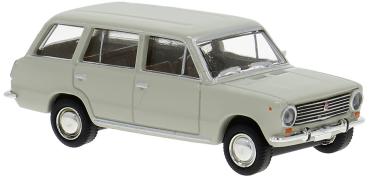 Brekina 22429 - Spur H0 Fiat 124 Familiare, grau 1966