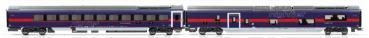Jägerndorfer 11450 - Spur H0 2er Set Nachtzugwagen DANI ÖBB Nightjet, Ep.VI, Basic AC