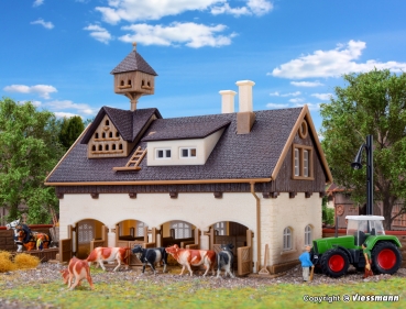 Vollmer 47706 - Spur N Stall mit Taubenschlag