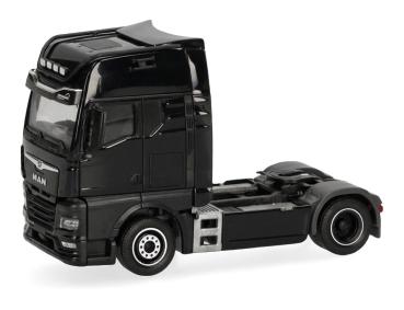 Herpa 313711-005 - Spur H0 MAN TGX GX Individual Zugmaschine 2achs, schwarz