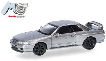 Herpa 87MC000094 - Spur H0 Nissan Skyline GTR32, grau