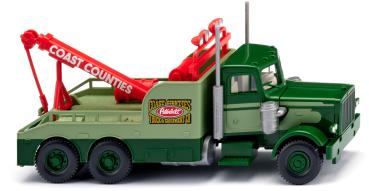 Wiking 063104 - Spur H0 Abschleppwagen (Peterbilt) "Coast Counties"