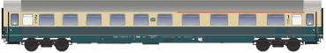 LS-Models 46013-1DC - Spur H0 LHB Personenwagen Abvmz 227.4 der DB, Ep. IV