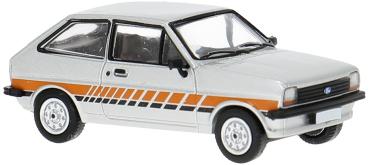 Brekina PCX870771 - Spur H0 Ford Fiesta Mk1 "Festival" in silber, 1975