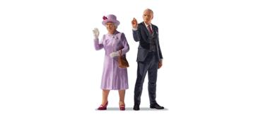 Preiser 28283 - Spur H0 Queen Elizabeth II & Prince Philip