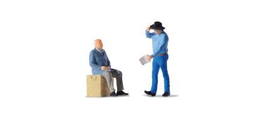Preiser 28294 - Spur HO Trucker & Lagerist
