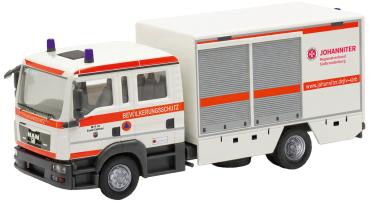Herpa 099608 - Spur H0 MAN TGL 08 GW-SAN "Die Johanniter" Limitierte Auflage