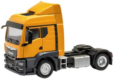 Herpa 314572-002 Spur H0 MAN TGS TM Zugmaschine 2achs, melonengelb