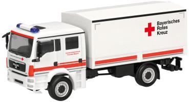 Herpa 099356 - Spur H0 MAN TGM Mehrzweckkraftwagen GW-Logistik "BRK" Limitierte Auflage