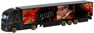 Herpa 321891 - Spur H0 Volvo FH Aero Globetrotter XL Koffer-Sattelzug Weihnachtsmodell 2026