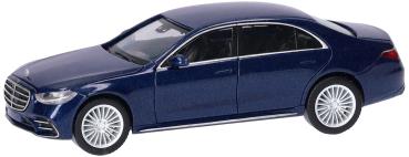 Herpa 430869-005 - Spur H0 MB S-Klasse, canvasitblau