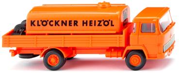 Wiking 080898 - Spur H0 Lkw mit Öltank (Magirus) "Klöckner"