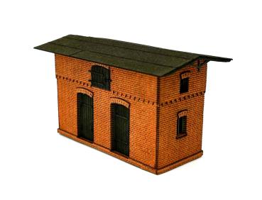 MBR model AS-0301 - Spur H0 Bahnhofs-Wirtschaftsgebäude