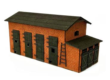 MBR model AS-0308 - Spur H0 Wirtschaftsgebäude mit Toiletten