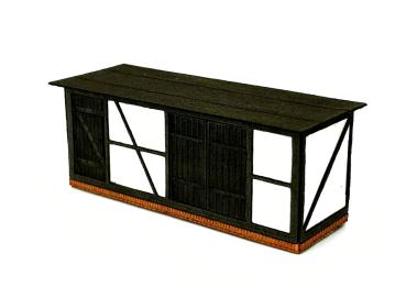 MBR model AS-0316 - Spur H0 Fachwerkschuppen 2