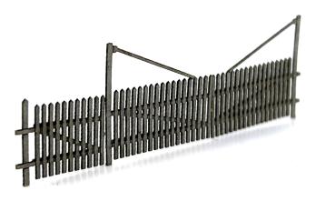 MBR model AS-1305 - Spur H0 Tor und Pforte im Holzzaun