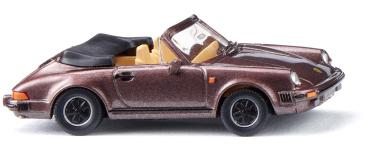 Wiking 016204 - Spur H0 Porsche 911 SC Cabrio - rauchquarz-metallic