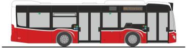 Rietze 67954 - Spur H0 Mercedes-Benz Citaro K´12 Dr. Richard (AT)