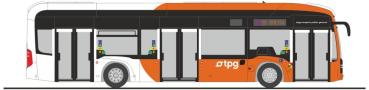 Rietze 75627 - Spur H0 Mercedes-Benz eCitaro TPG Genf (CH)